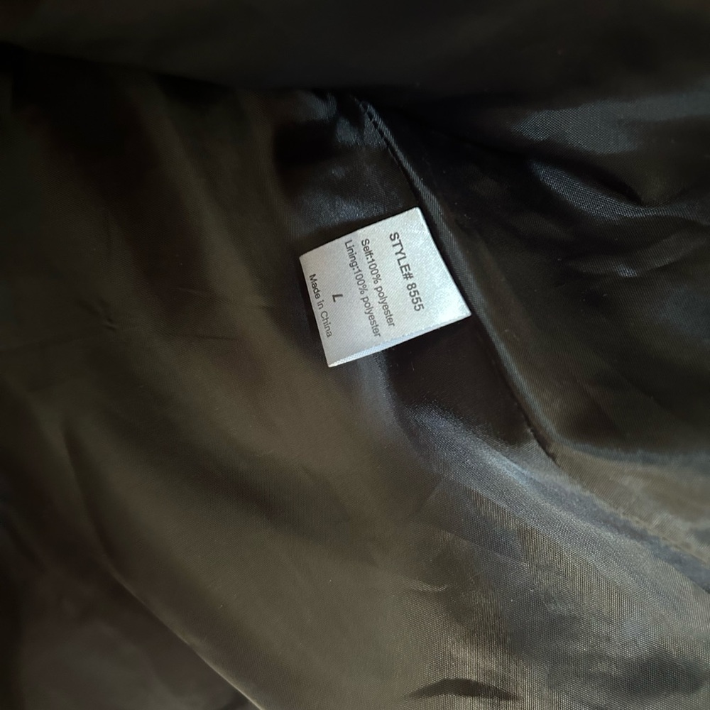 Active Basic Black Double-Breasted Pea Coat - image 4